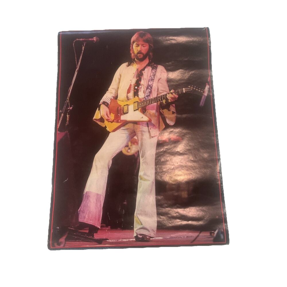 vintage ERIC CLAPTON poster The Rainbow Concert 24x33 Big O Posters